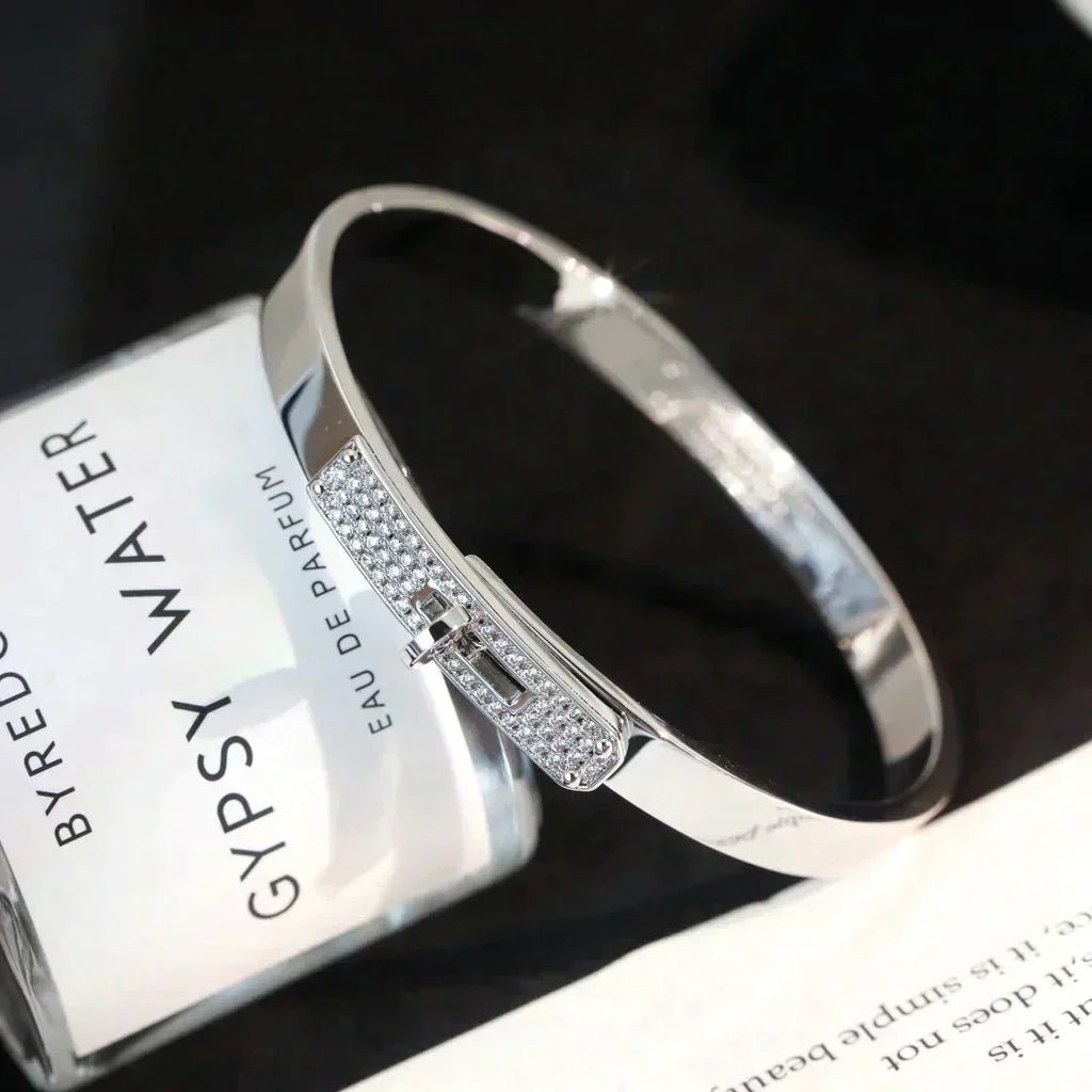[Clover Jewelry]KELLY SILVER DIAMOND BRACELET