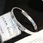 [Clover Jewelry]KELLY SILVER DIAMOND BRACELET