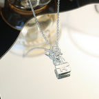 [Clover Jewelry]POP H ANHÄNGER SILBERHALSKETTE