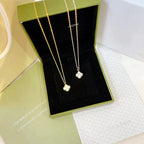 [Clover Jewelry]CLOVER MINI 9.5MM WHITE MOTHER-OF-PEARL NECKLACE