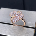 [Clover Jewelry]BUTTERFLY PINK GOLD DIAMOND RING
