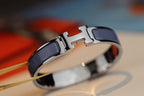 [Clover Jewelry]H BRACELET 12MM BLUE GRAY