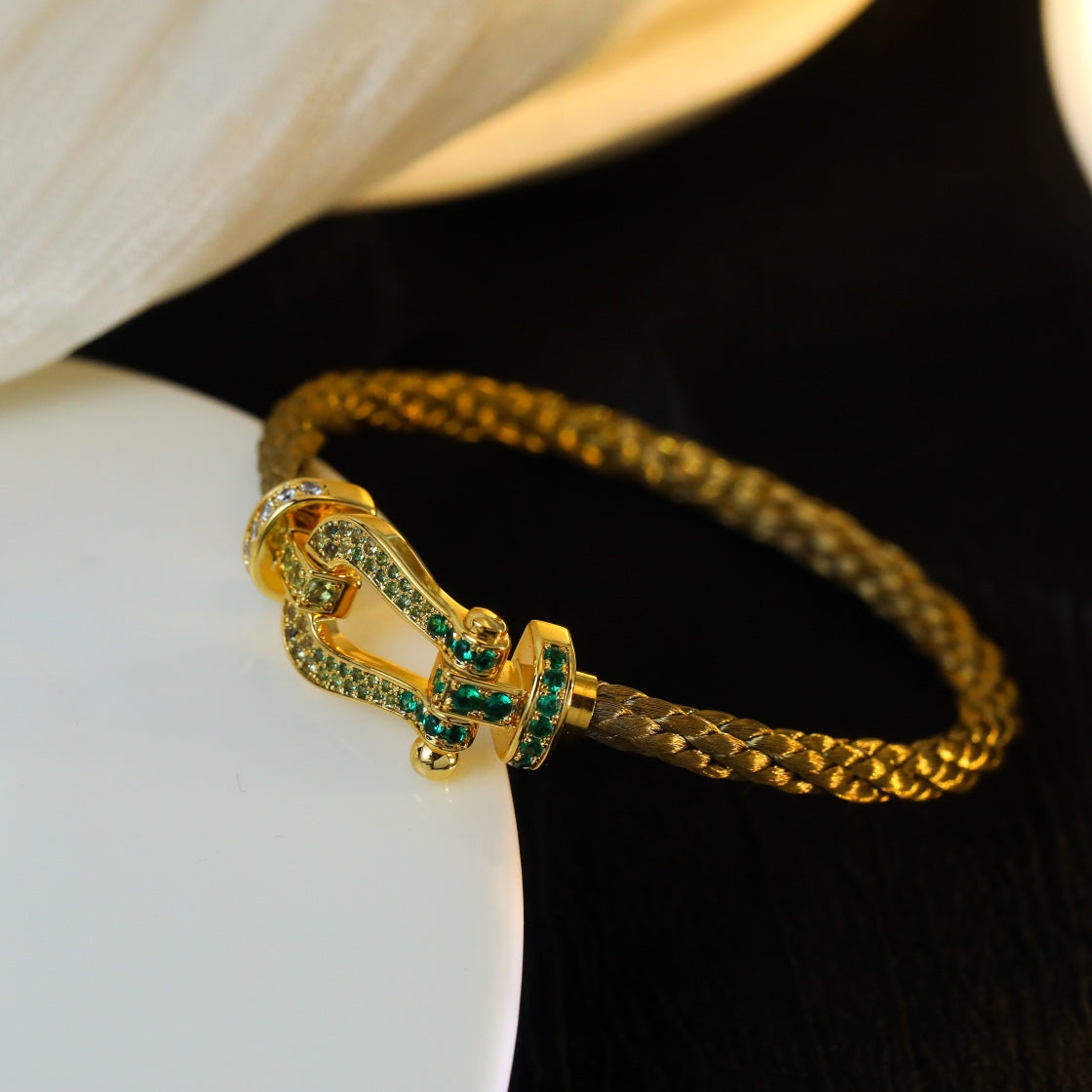 [Clover Schmuck]FORCE 10 GOLD GRÜN DIAMANT BESETZT