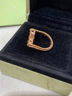 [Clover Jewelry]CLOVER RIVERSIBLE ROSE GOLD RING
