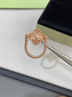 [Clover Jewelry]CLOVER RIVERSIBLE ROSE GOLD RING