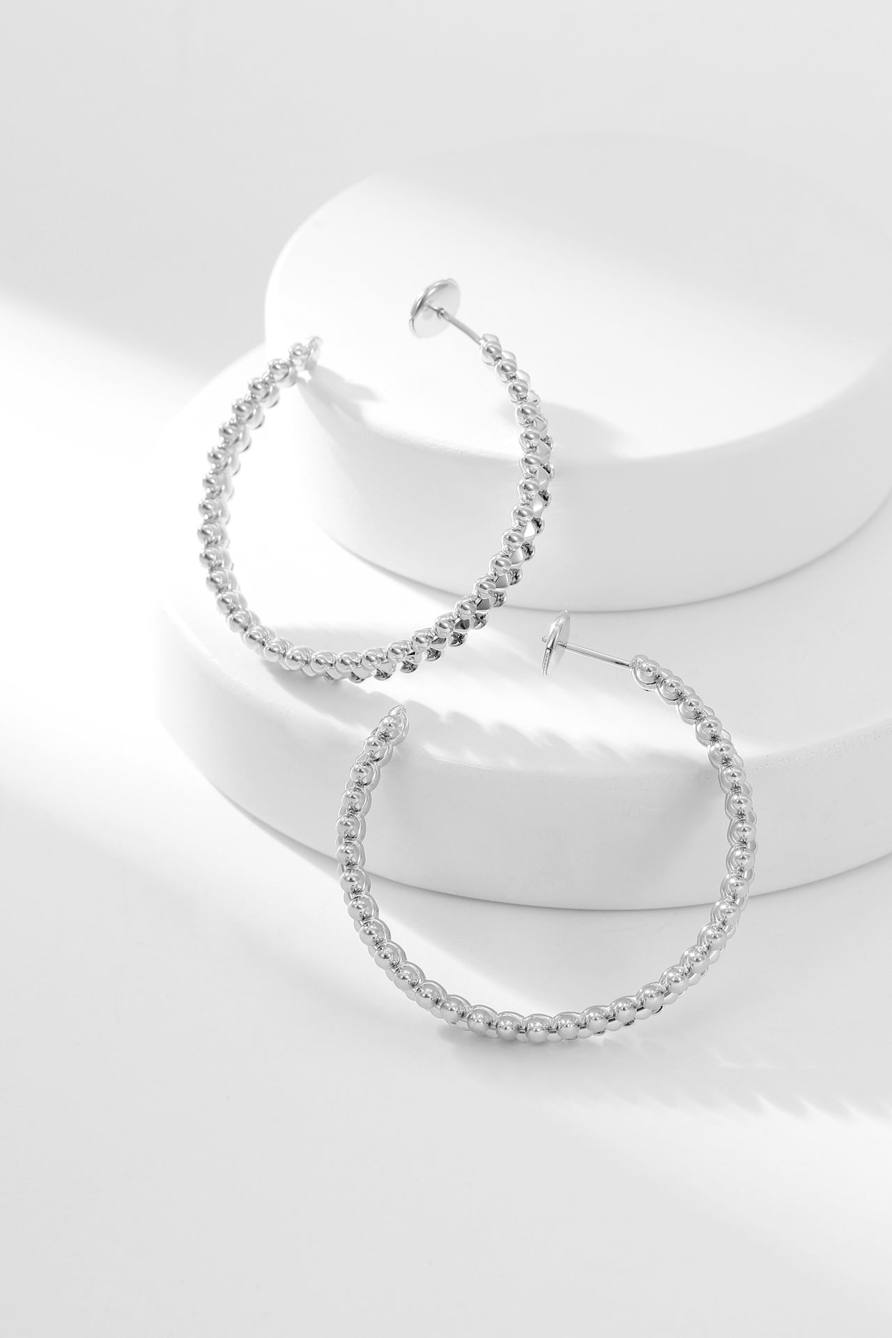[Clover Jewelry]CLASH HOOP EARRINGS