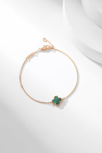 [Clover Jewelry]CLOVER BRACELET MALACHITE 1 MOTIF