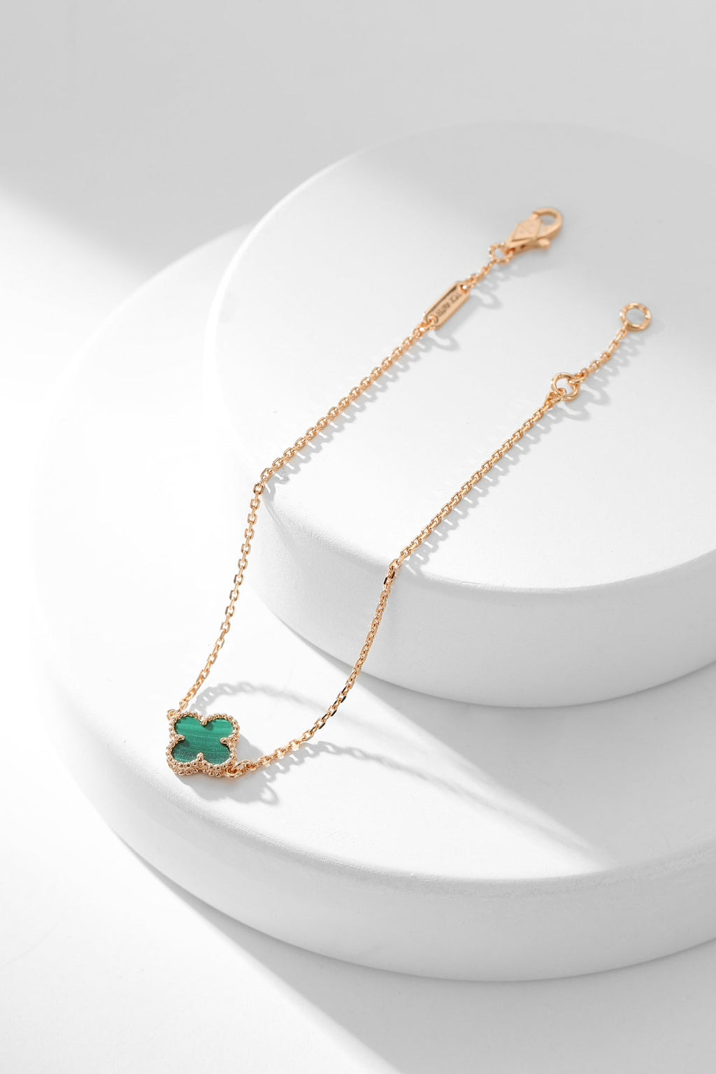 [Clover Jewelry]CLOVER BRACELET MALACHITE 1 MOTIF