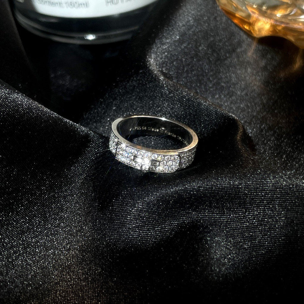 [Clover Jewelry]KELLY SILVER DIAMOND RING