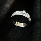 [Clover Jewelry]KELLY SILVER DIAMOND RING