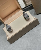 [Clover Jewelry]SERPENT DIAMOND STUD EARRINGS