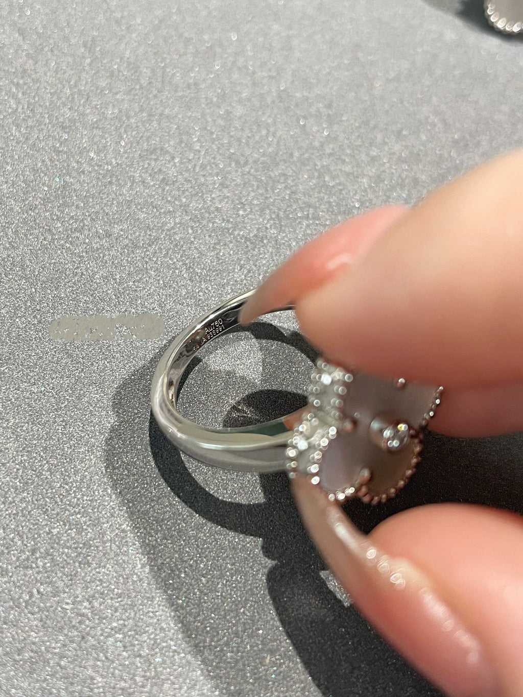 [Clover Jewelry]CLOVER SILVER MOP DIAMOND RING