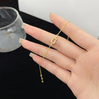 [Clover Jewelry]FORCE 10 FULL DIAMOND BUCKLE CHAIN LINK MINI MODEL