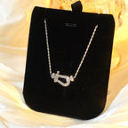 [Clover Jewelry]FORCE 10 DIAMOND SILVER NECKLACE MINI MODEL