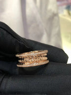 [Clover Jewelry]ZERO 1 ROCK DIAMOND PINK GOLD