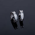[Clover Jewelry]ZERO 1 MINI SILVER DIAMOND EARRINGS