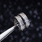 [Clover Jewelry]ZERO 1 MINI SILVER DIAMOND EARRINGS