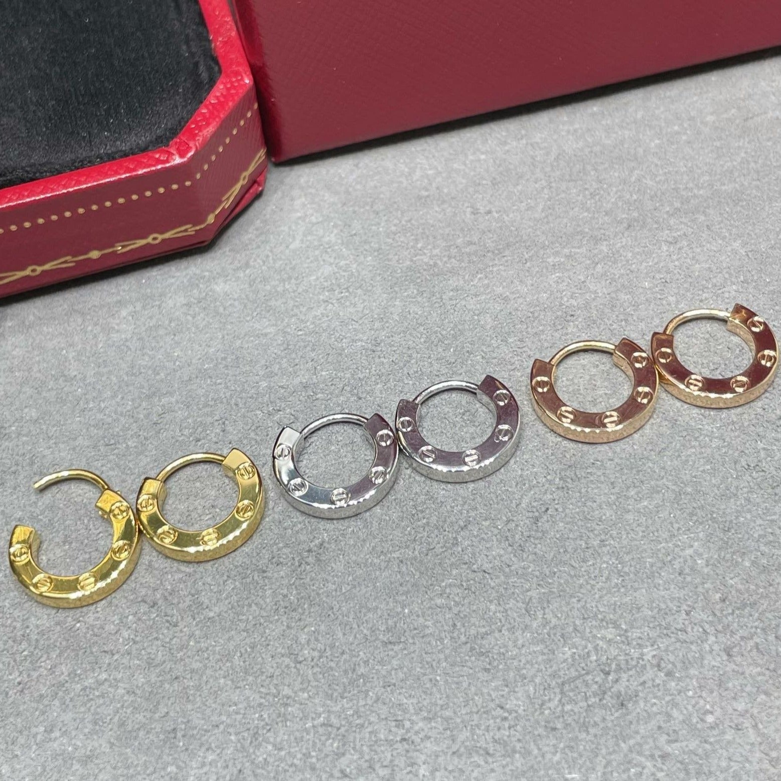 [Clover Jewelry]LOVE MINI EARRINGS