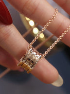 [Clover Jewelry]ZERO 1 ROSEGOLD-HALSKETTE