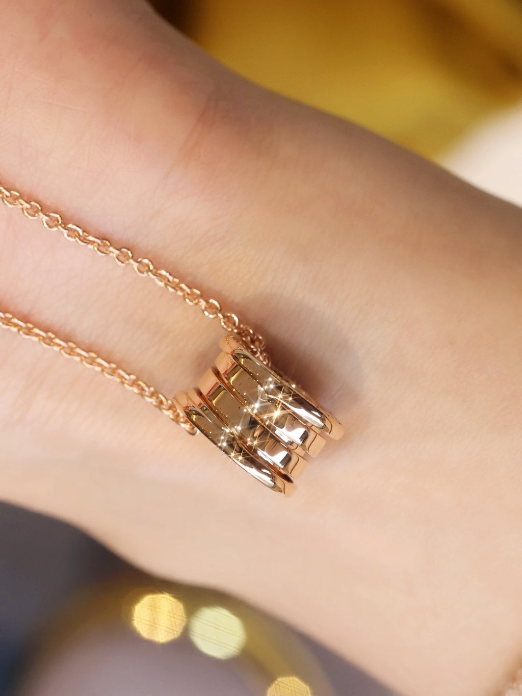 [Clover Jewelry]ZERO 1 ROSEGOLD-HALSKETTE