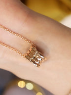 [Clover Jewelry]ZERO 1 ROSEGOLD-HALSKETTE