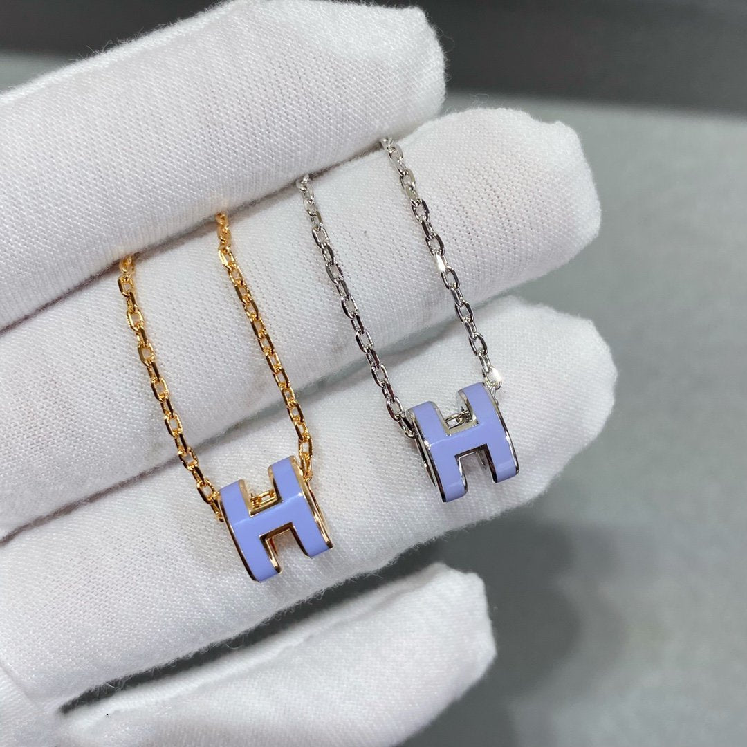 [Clover Jewelry]MINI POP H NECKLACE