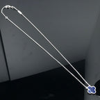 [Clover Jewelry]CLOVER PIETERSITE SILVER LONG NECKLACE