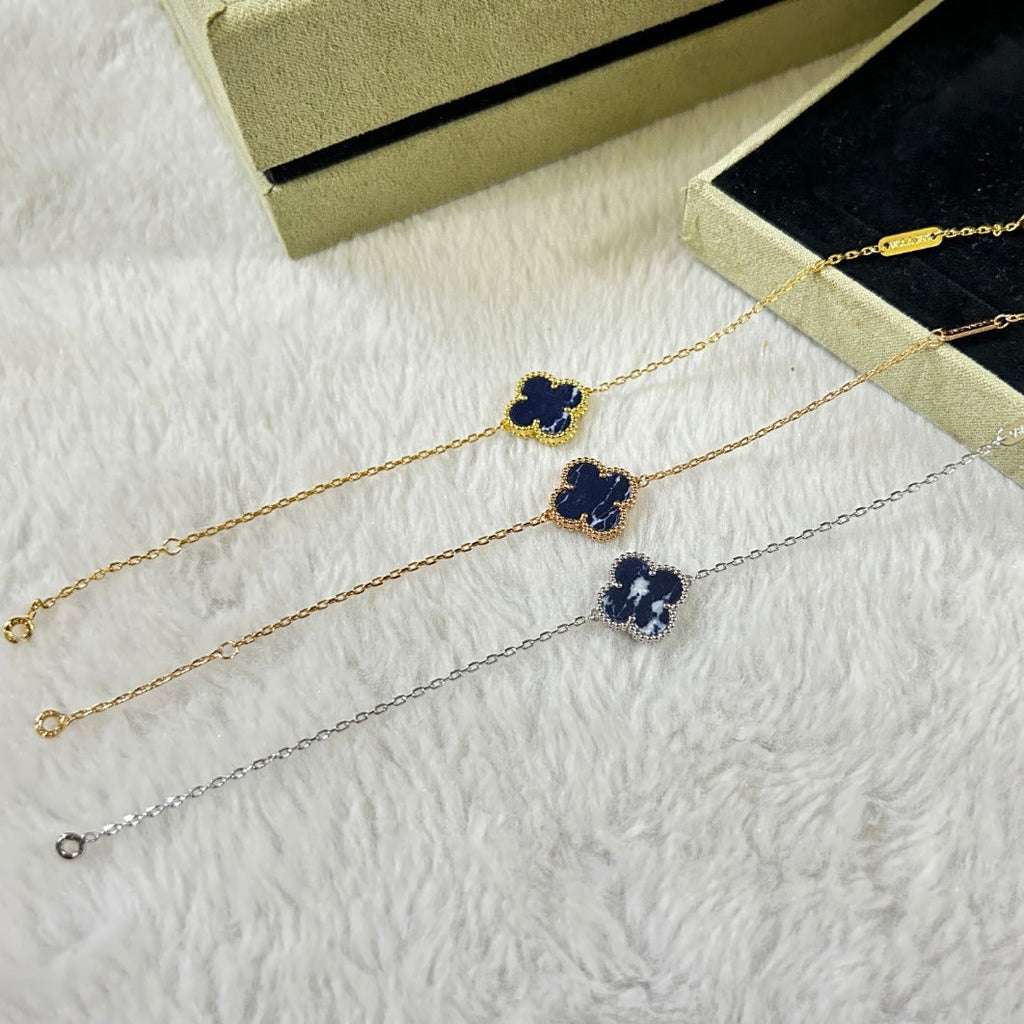 [Clover Jewelry]クローバー1モチーフ ピーターサイトブレスレット