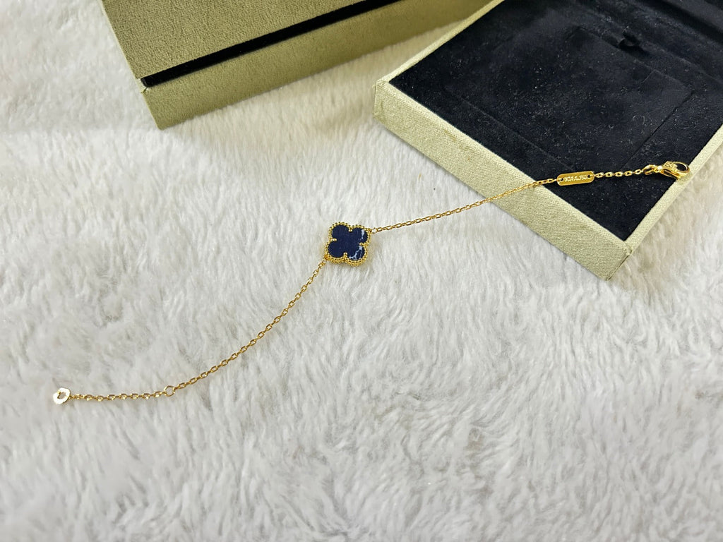[Clover Jewelry]クローバー1モチーフ ピーターサイトブレスレット