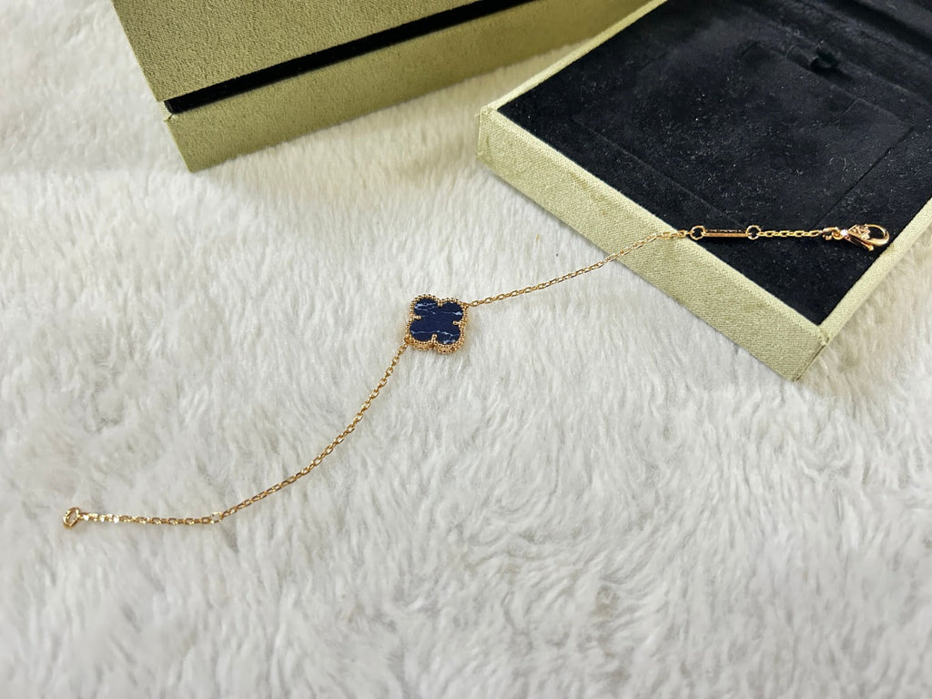 [Clover Jewelry]クローバー1モチーフ ピーターサイトブレスレット