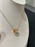 [Clover Jewelry]LIENS EVIDENCE DIAMOND PAVED NECKLACE