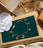 [Clover Jewelry]BLOOMING PINK GOLD MOP BRACELET