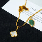 [Clover Jewelry]LUCKY SPRING 5 MOTIF GOLD BRACELET