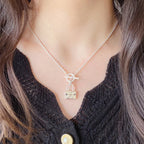 [Clover Jewelry]CONSTANCE PEDANT SILVER NECKLACE
