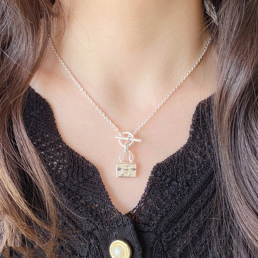 [Clover Jewelry]CONSTANCE PEDANT SILVER NECKLACE