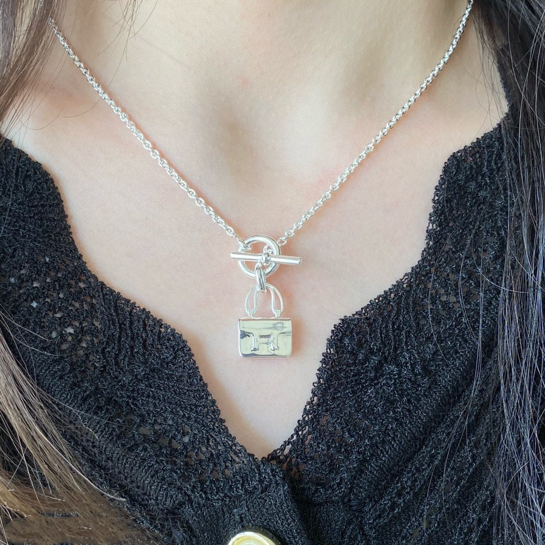 [Clover Jewelry]CONSTANCE PEDANT SILVER NECKLACE