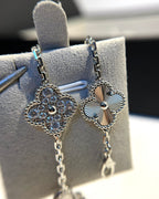 [Clover Jewelry]CLOVER 5 MOTIVE SILBER DIAMANT ARMBAND