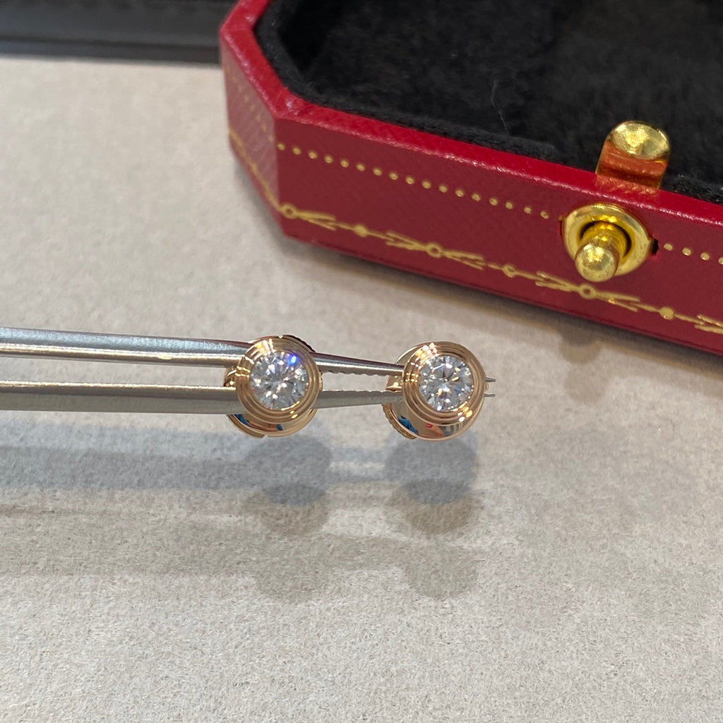 [Clover Jewelry]DAMOUR DIAMOND EARRINGS