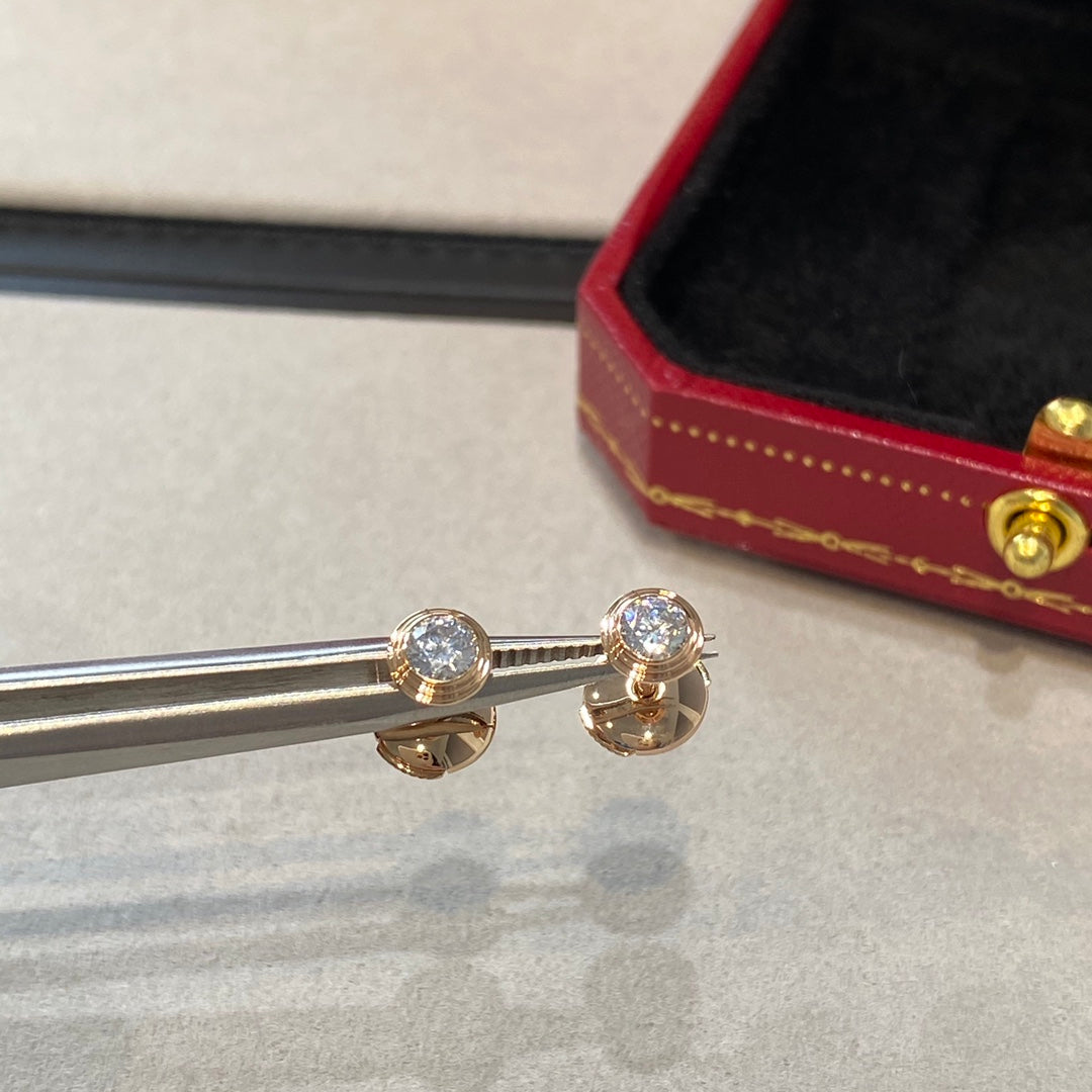[Clover Jewelry]DAMOUR DIAMOND EARRINGS