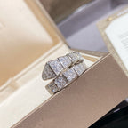 [Clover Jewelry]SERPENTI RING SILVER DIAMOND PAVED