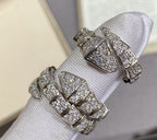 [Clover Jewelry]SERPENTI LARGE RING SILVER DIAMOND PAVED