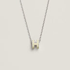 [Clover Jewelry]HM CLIC YELLOW ENAMEL GOLD NECKLACE