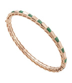[Clover Jewelry]SERPENTI BRACELET PINK GOLD MALACHITE