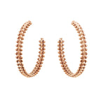 [Clover Jewelry]CLASH LARGE HOOP EARRINGS