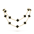 [Clover Jewelry]CLOVER 20 MOTIFS ONYX NECKLACE