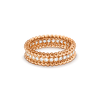 [Clover Jewelry]PERLEE DIAMOND ROSE GOLD RING