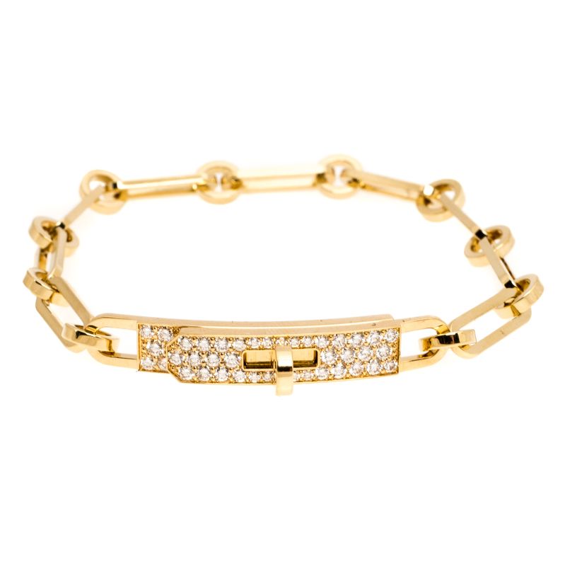 [Clover Jewelry]CHAINE BRACELET SMALL MODEL DIAMOND