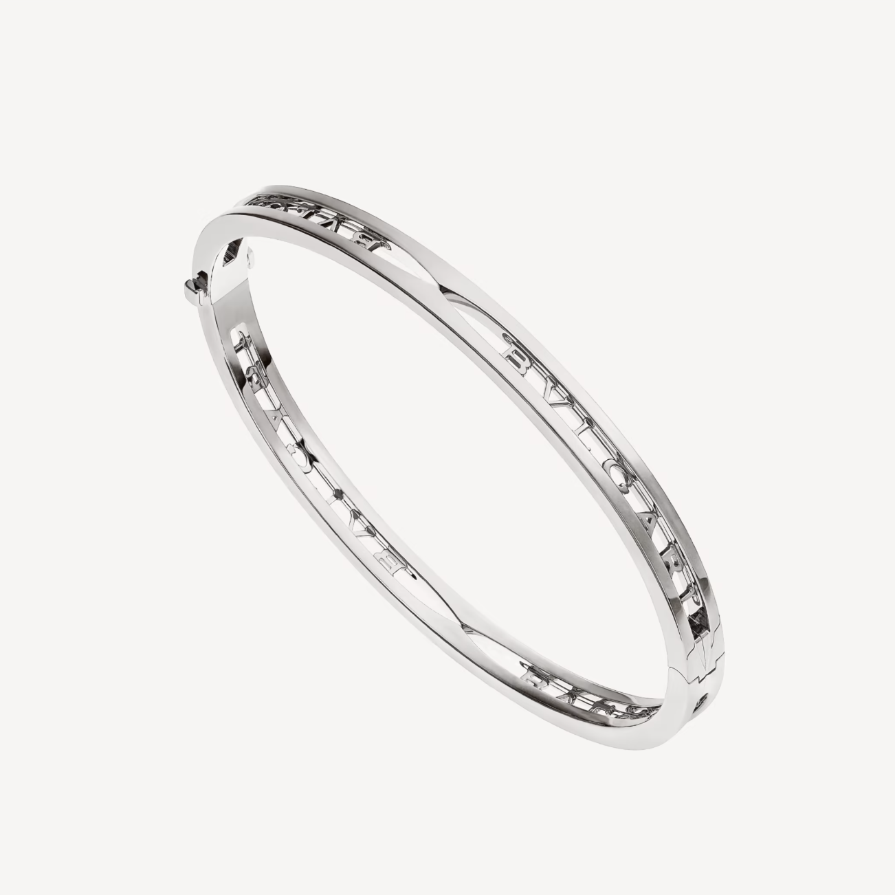 [Clover Jewelry]ZERO 1 SPIRAL LOGO SILVER BRACELET