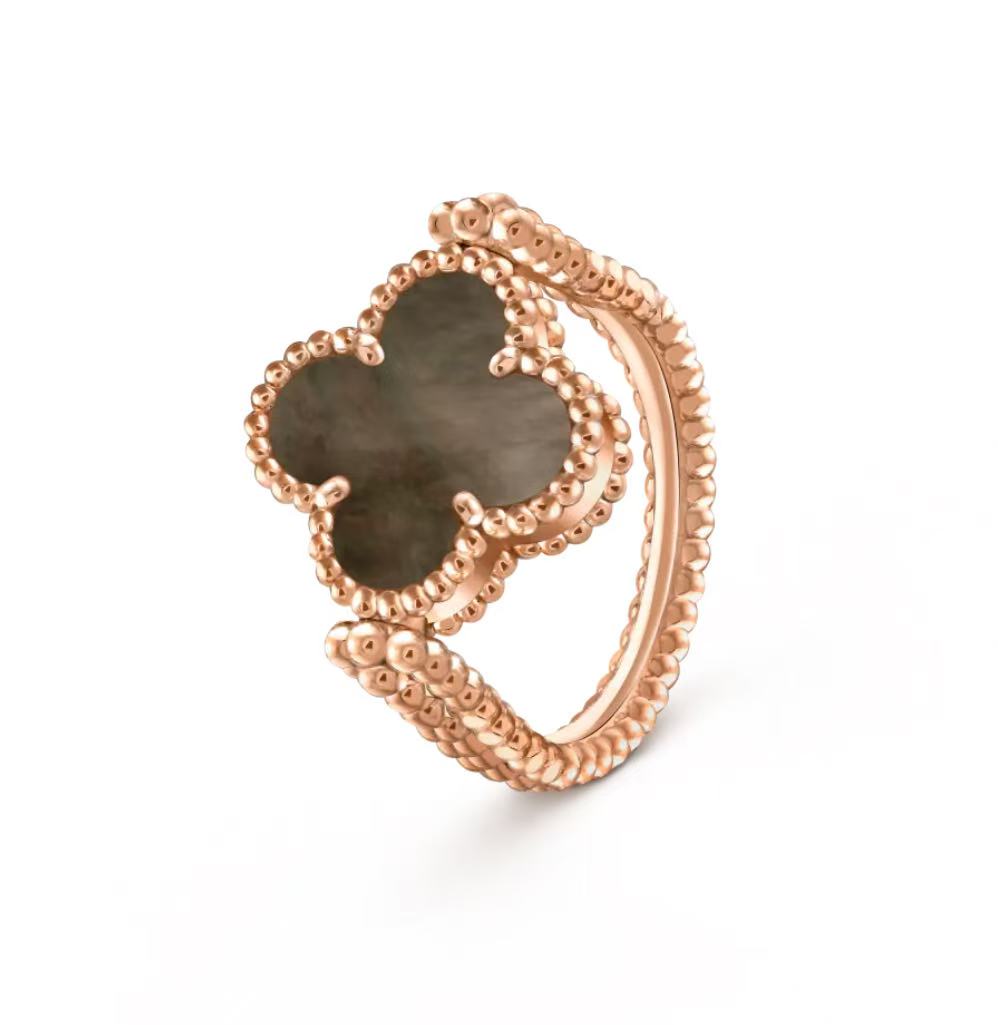[Clover Jewelry]CLOVER RIVERSIBLE GREY MOP RING