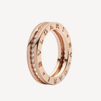 [Clover Jewelry]ZERO 1 ONE-BAND PAVED DIAMONDS AM SPIRALRING